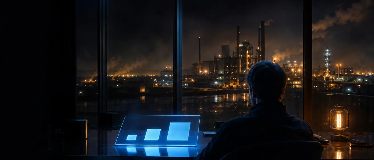 Modulare Bausteine aus Glas fügen sich zu einer Software-Plattform — Web-App, Dashboard oder Schnittstelle