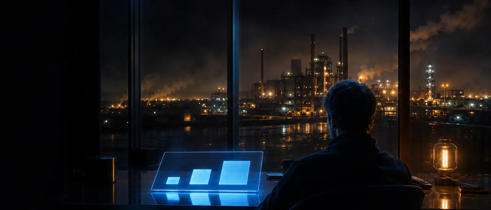 Modulare Bausteine aus Glas fügen sich zu einer Software-Plattform — Web-App, Dashboard oder Schnittstelle
