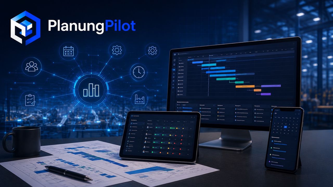 PlanungPilot Übersicht: Kapazitäten, Termine und Projekte in Echtzeit
